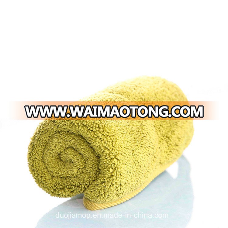 Yellow Color Microfiber Hand Towel