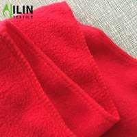 Custom pile length french terry fabric double brushed poly fabric fleece for Popular winter garment